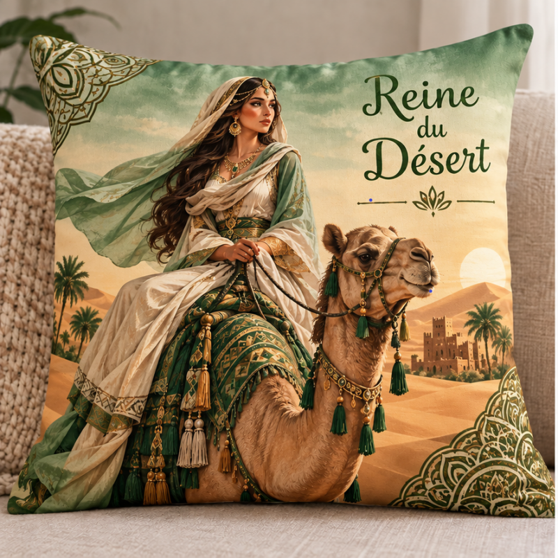 Coussin Reine du désert