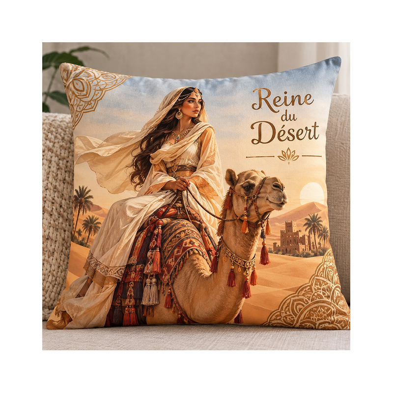Coussin Reine du désert